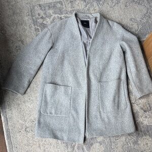 Zara Gray Blazer Coat